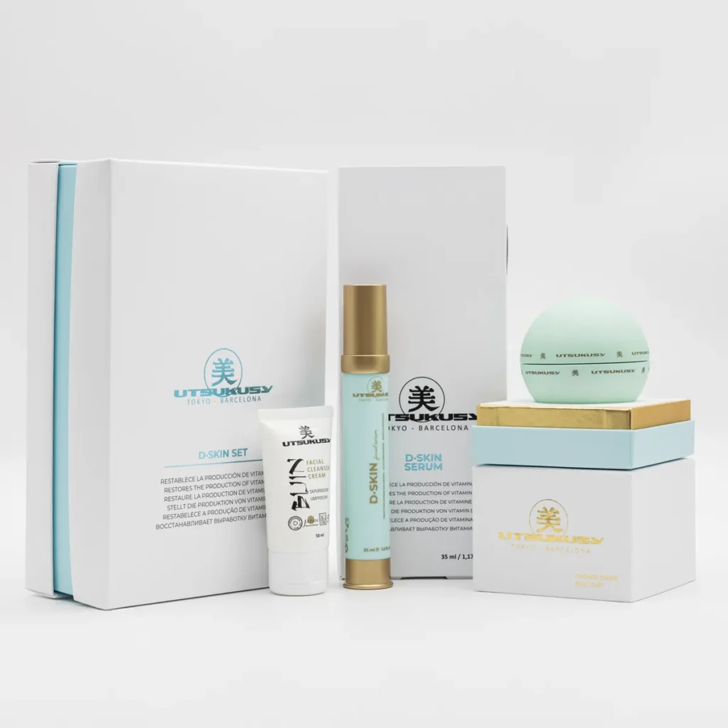 set facial serum crema vitamina D